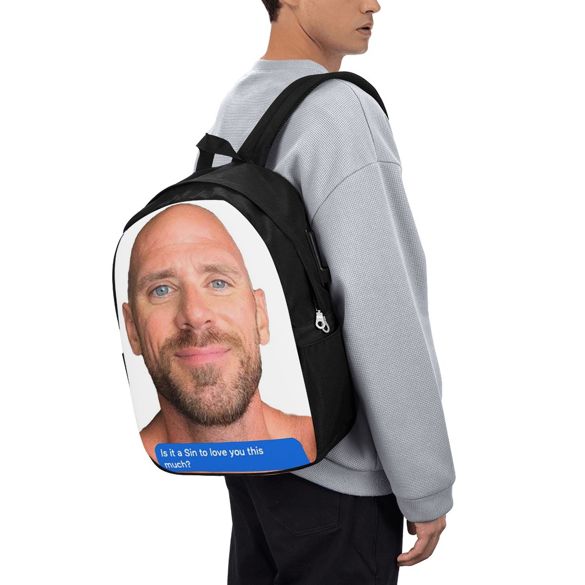 Laptop Bag - Johnny Sins Flirty Text Bubble 배낭