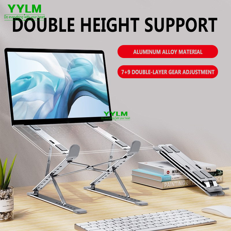 Laptop Cooling Pad - YYLM N8 노트북 스탠드 알루미늄 Macbook