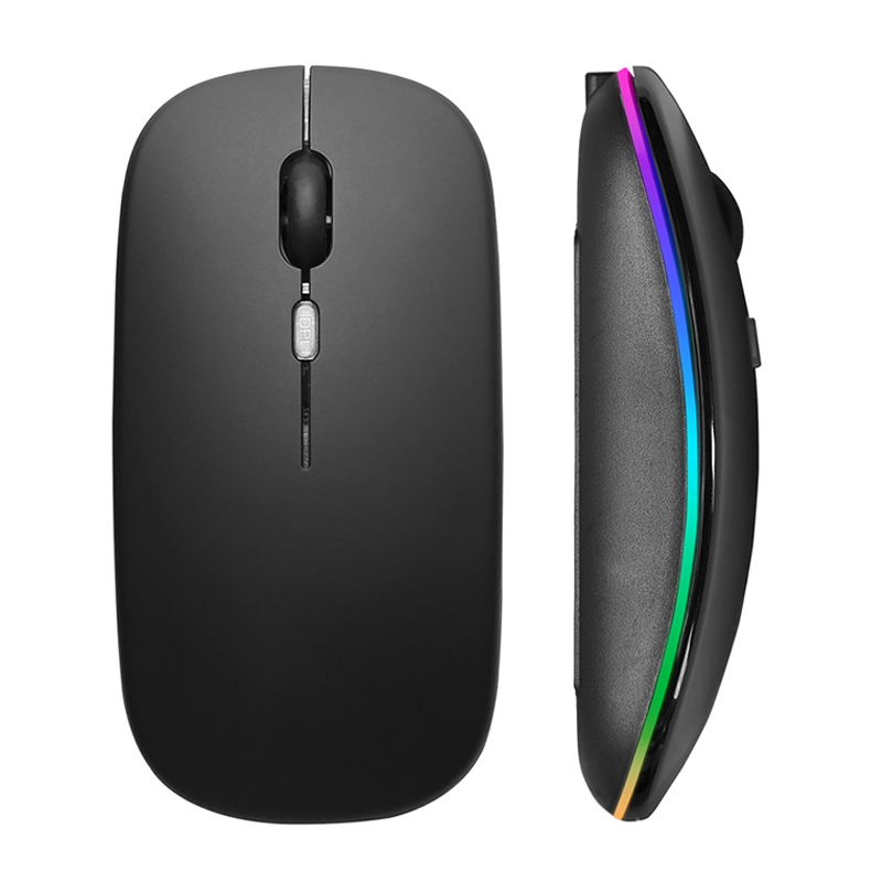 Laptop Mouse - 무선 마우스 RGB 충전식 USB 2.4GHz