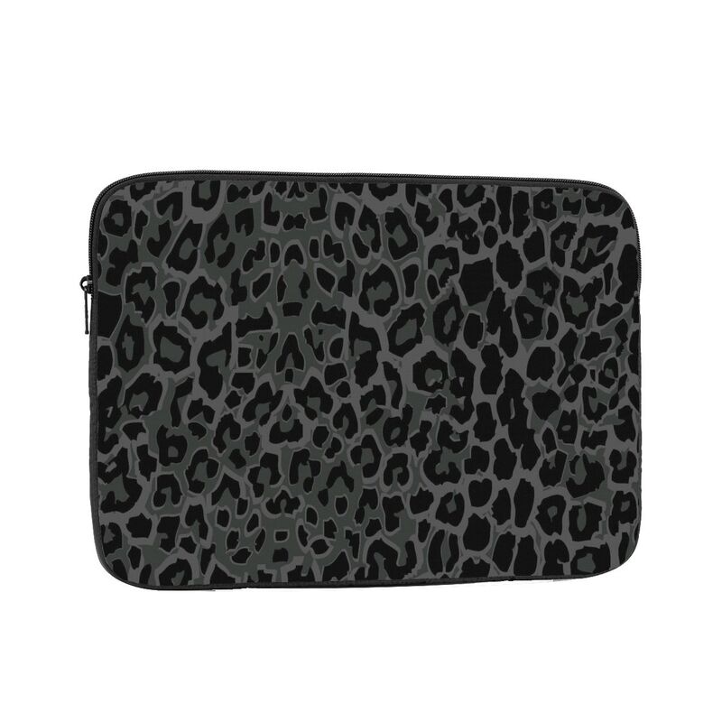 Laptop Sleeve - 블랙 레오파드 노트북 슬리브 가방 비즈니스