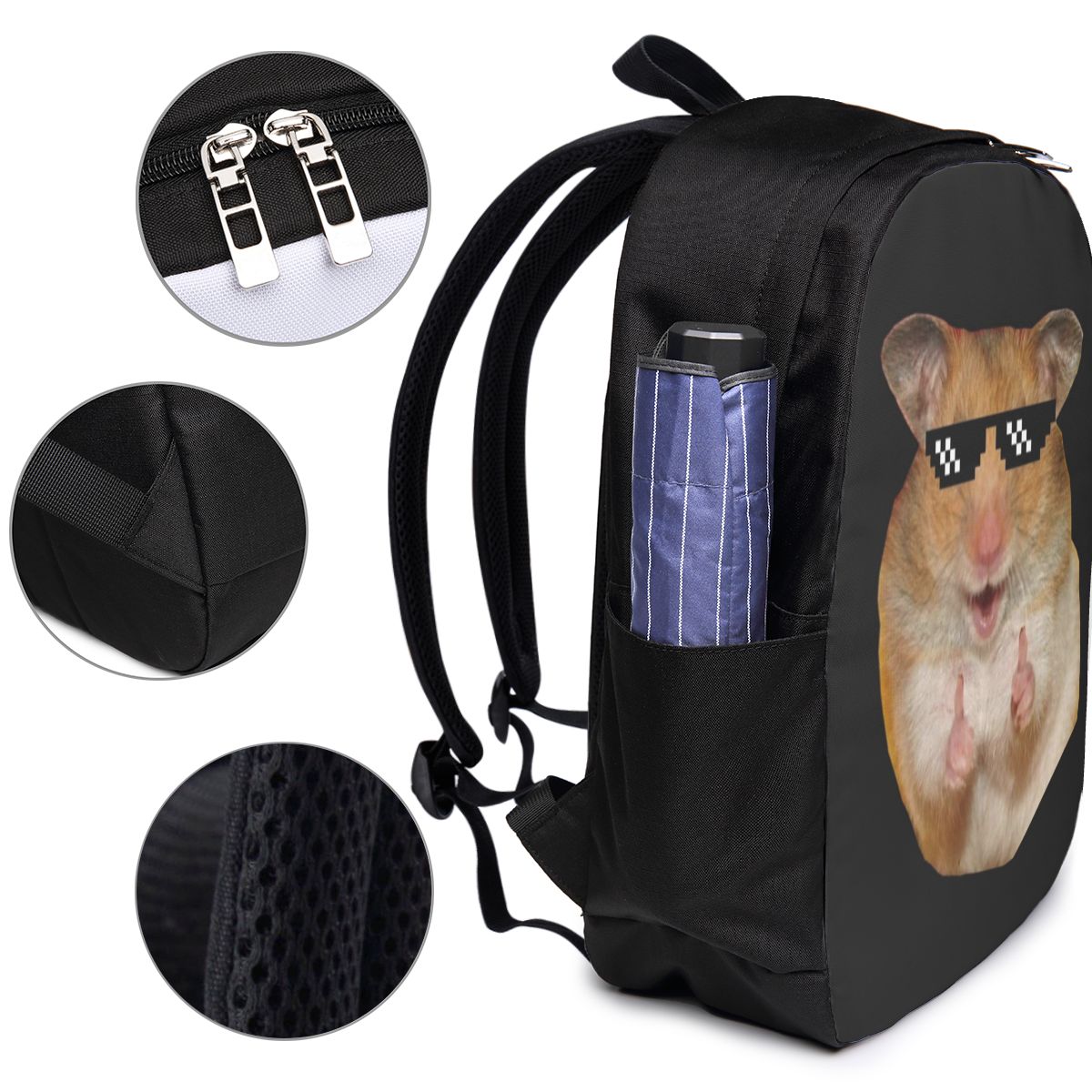 재미있는 햄스터 배낭 여행 노트북 가방 컴퓨터 대학생  - Laptop Bag 리뷰 및 가격