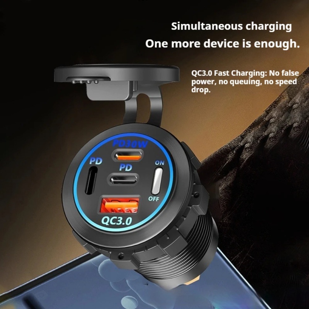 83W PD QC3.0 4포트 차량용 충전기 소켓(ON - Usb C Hub 리뷰 및 가격