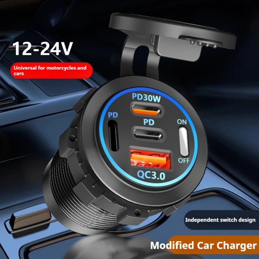 83W PD QC3.0 4포트 차량용 충전기 소켓(ON - Usb C Hub 리뷰 및 가격