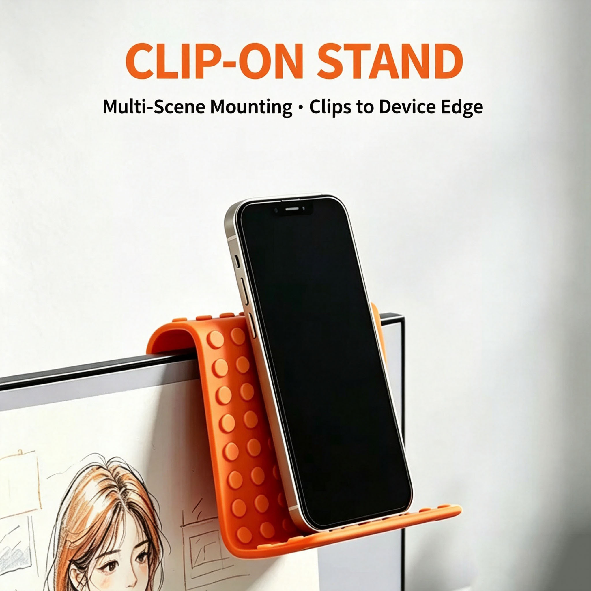 휴대용 범용 휴대폰 거치대 각도 조절 가능 실리콘 데스 - Laptop Stand 리뷰 및 가격