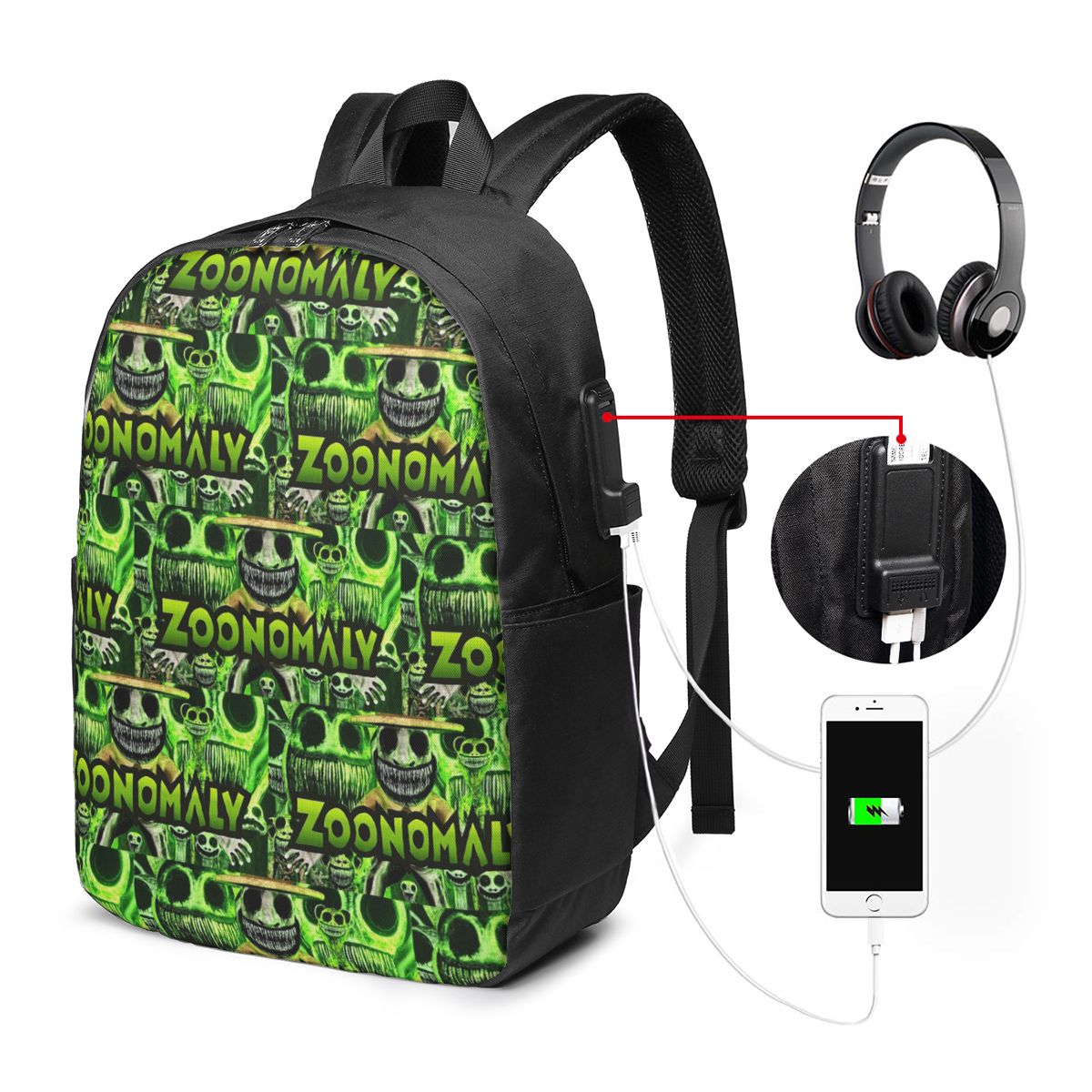 Zoonomaly Cartoon Steam 게임 배낭  - Laptop Bag 리뷰 및 가격