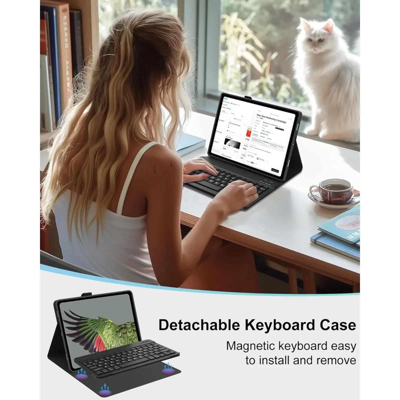 삼성 갤럭시 탭 A 2019 SM-T510/T515 1 - Keyboard Cover 리뷰 및 가격
