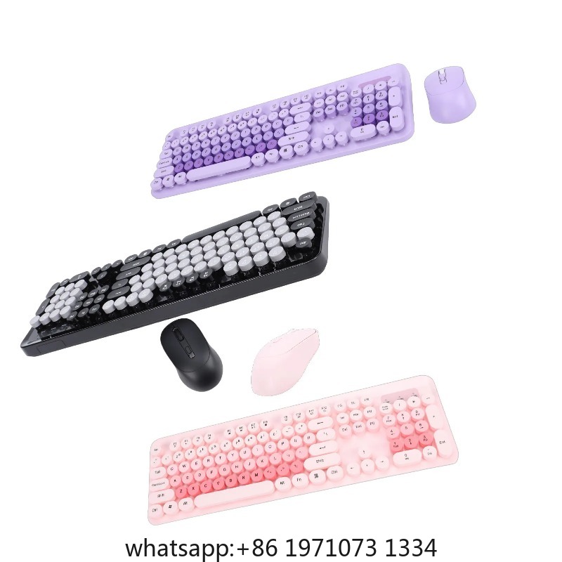 무선 키보드 무선 귀여운 키보드 및 마우스 104키 타 - Laptop Mouse 리뷰 및 가격