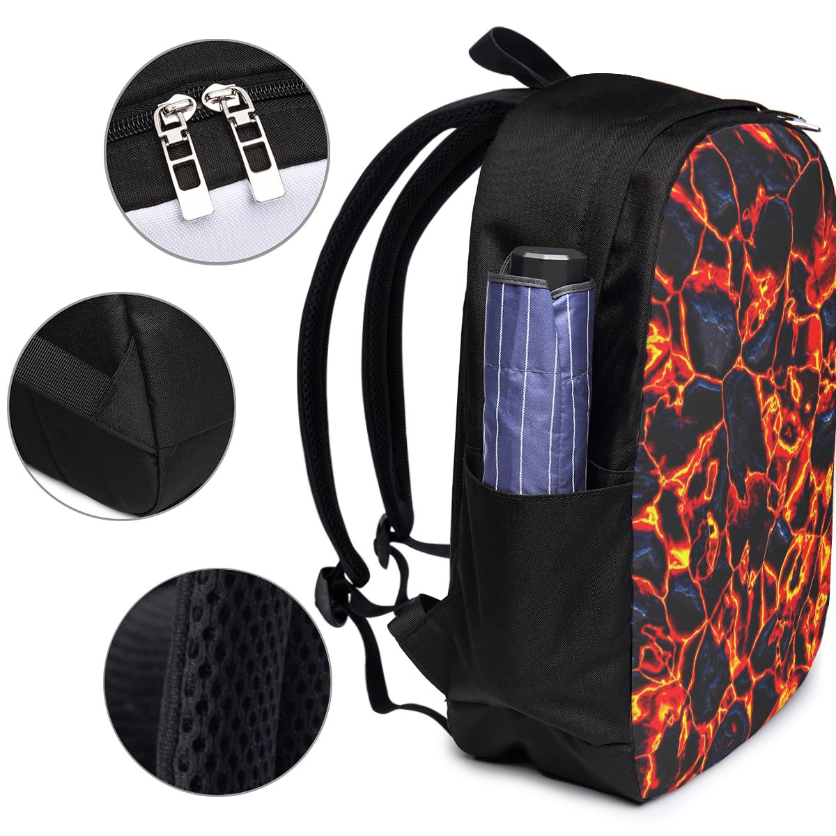 마그마 화산 용암 화재 배낭 여행 노트북 가방 컴퓨터  - Laptop Bag 리뷰 및 가격