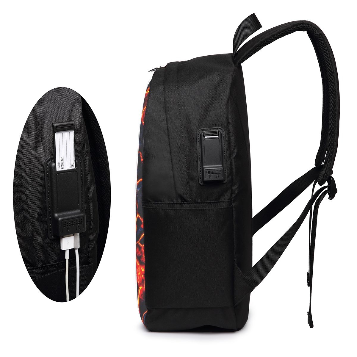 마그마 화산 용암 화재 배낭 여행 노트북 가방 컴퓨터  - Laptop Bag 리뷰 및 가격