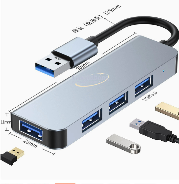인기 판매 USB-C 4포트 허브, 1대4 다기능 노트 - Usb C Hub 리뷰 및 가격