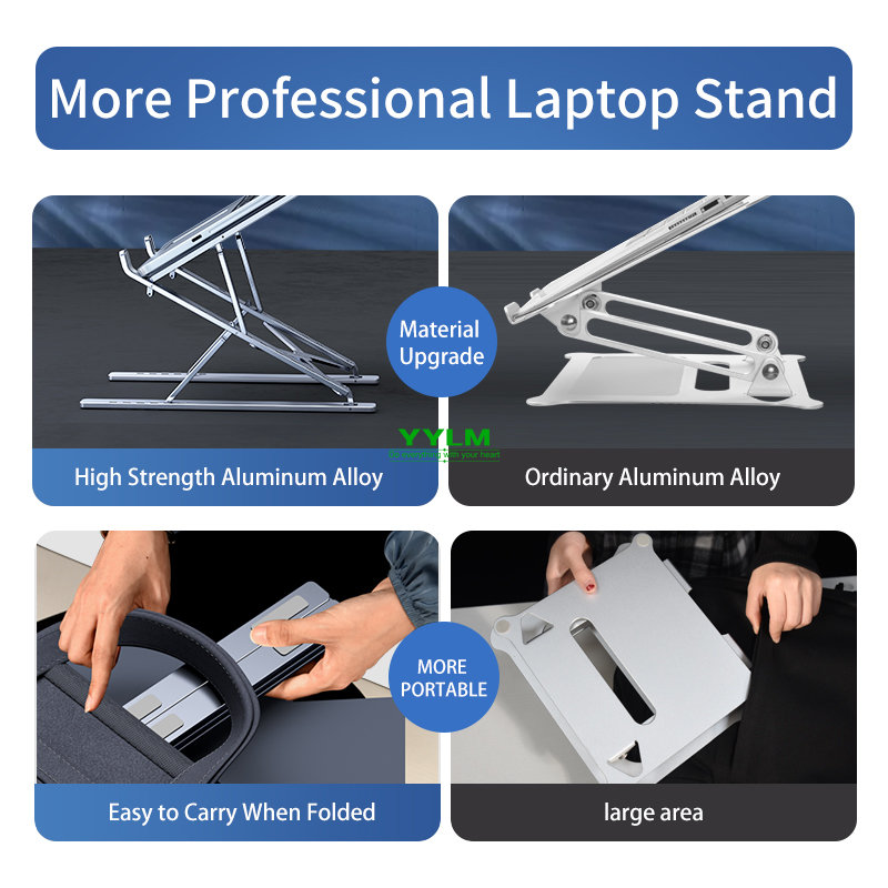 YYLM 새로운 N8 조정 가능한 노트북 스탠드 알루미 - Laptop Cooling Pad 리뷰 및 가격