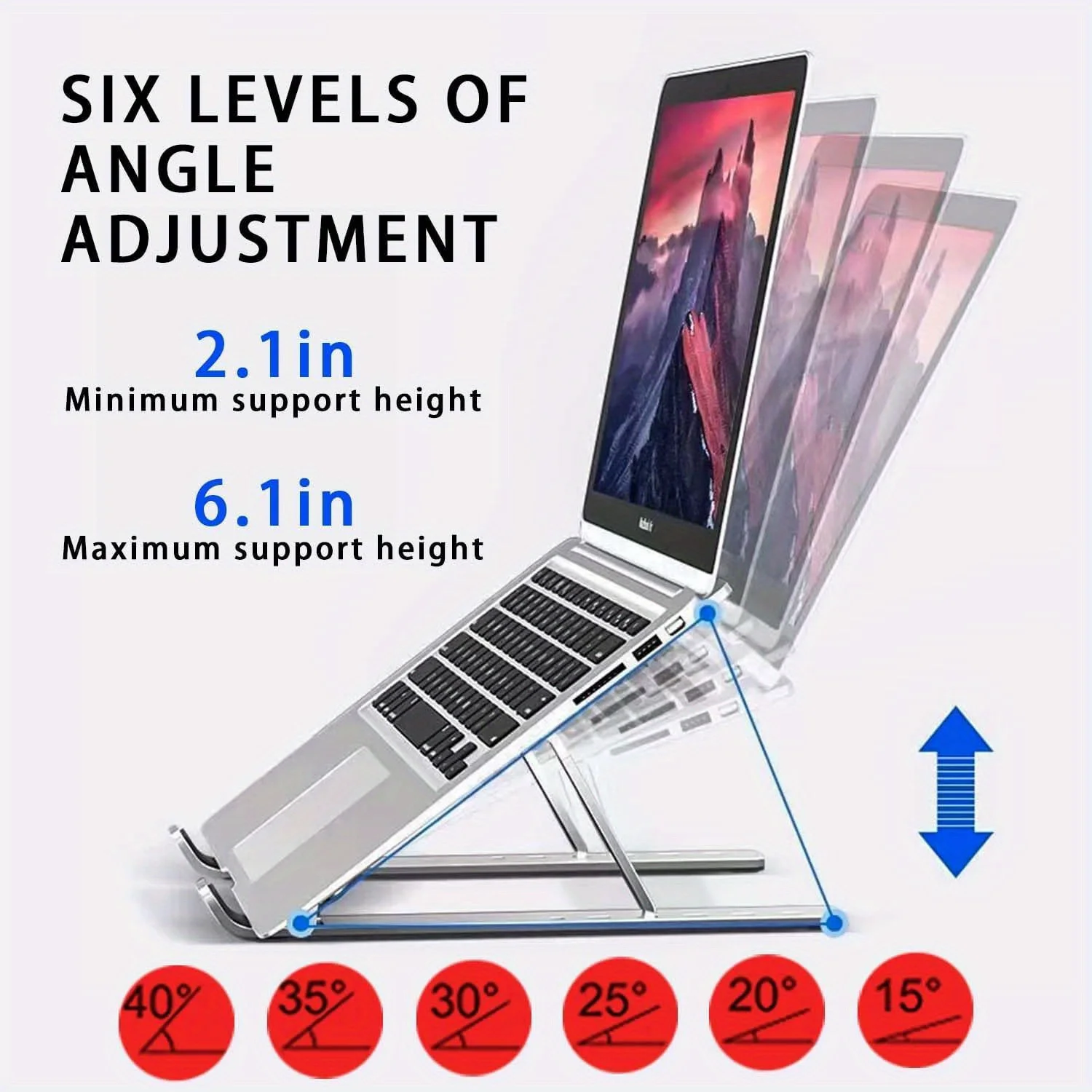 조정 가능한 알루미늄 노트북 스탠드 - 8~16인치 노 - Laptop Cooling Pad 리뷰 및 가격