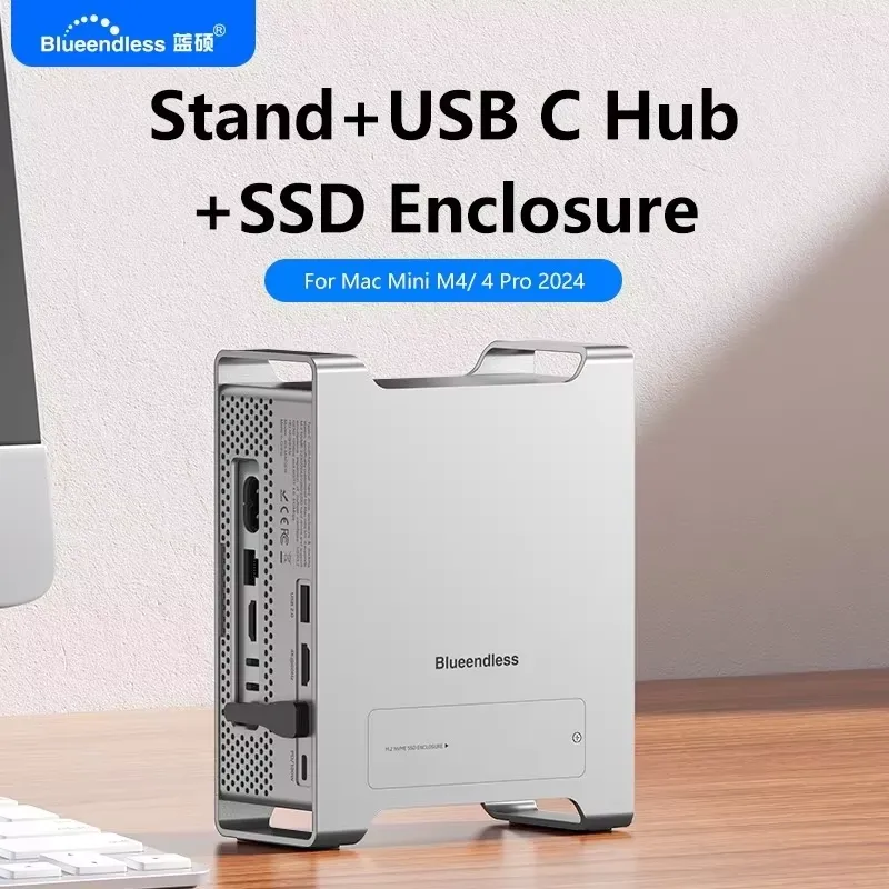 미니 M4 스탠드 허브 독 USB C 도킹 스테이션 1 - Usb C Hub 리뷰 및 가격