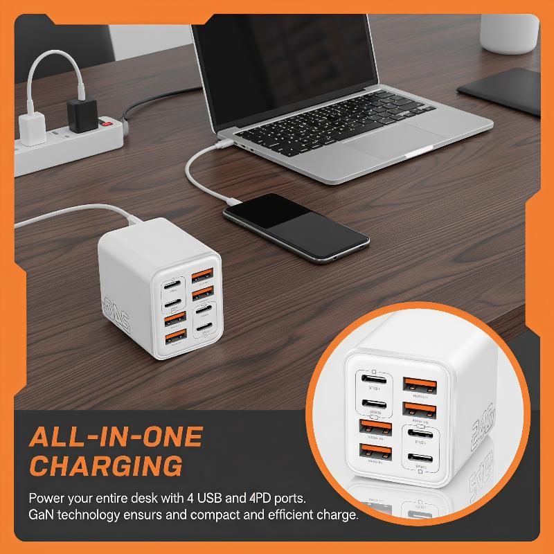 240W GaN USB C 충전기 8 in 1 고속 충 - Laptop Charger 리뷰 및 가격