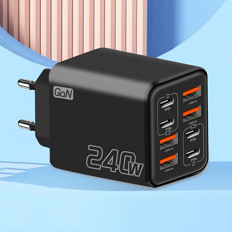 240W GaN USB C 충전기 8 in 1 고속 충 - Laptop Charger 리뷰 및 가격
