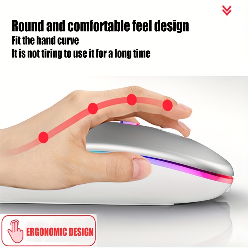 무선 마우스 RGB 충전식 USB 2.4GHz 블루투스 - Laptop Mouse 리뷰 및 가격