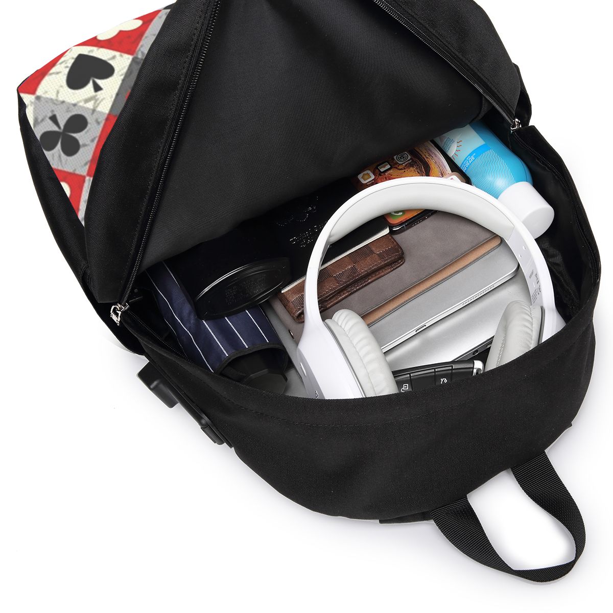 플레잉 카드 포커 프린트 배낭 여행 노트북 가방 컴퓨터 - Laptop Bag 리뷰 및 가격