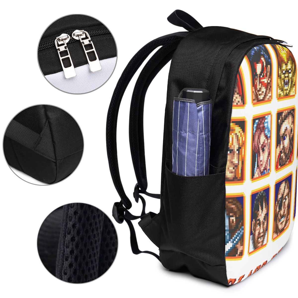 디패티드 포트레이트 슈퍼 스트리트 파이터 백팩 여행용  - Laptop Bag 리뷰 및 가격