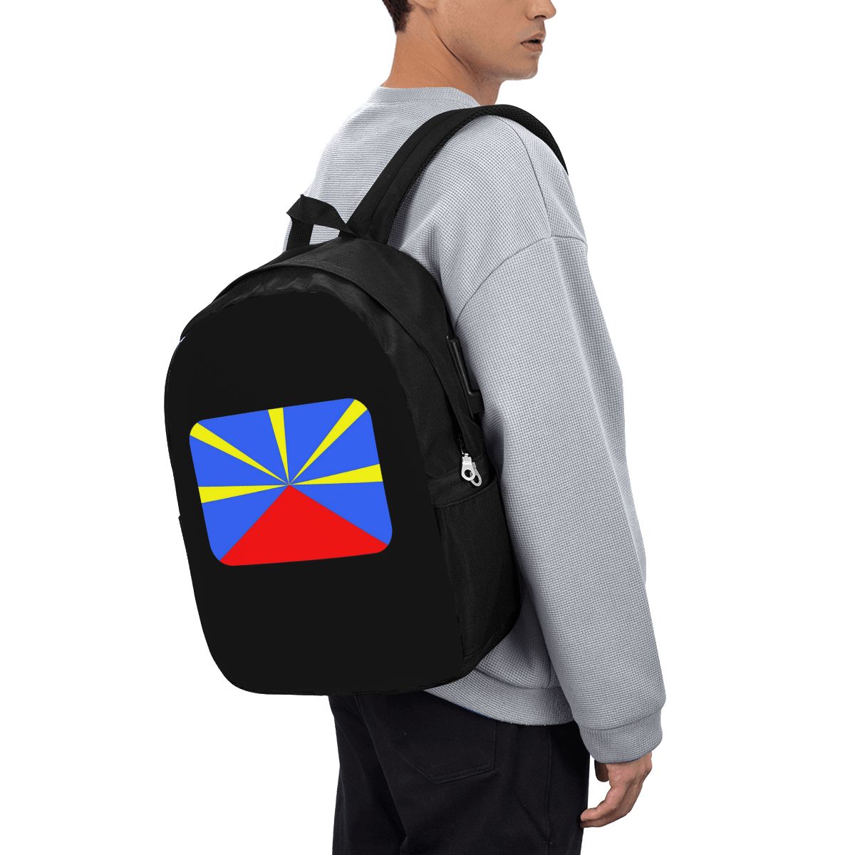 974 레위니옹 섬 국기 배낭 여행 노트북 가방 컴퓨터 - Laptop Bag 리뷰 및 가격