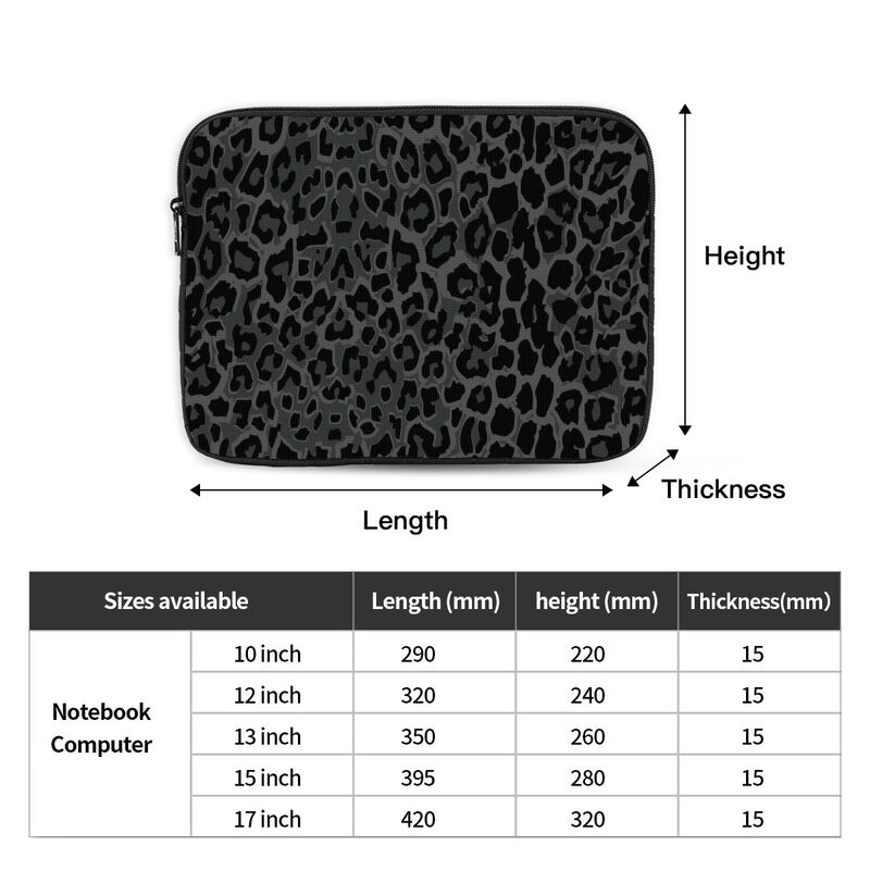 블랙 레오파드 노트북 슬리브 가방 비즈니스 서류가방 보 - Laptop Sleeve 리뷰 및 가격