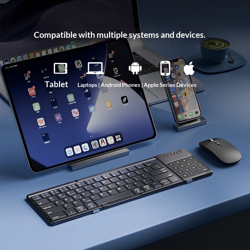 Mengzu Tri Fold 무선 블루투스 키보드(숫자 - Laptop Mouse 리뷰 및 가격