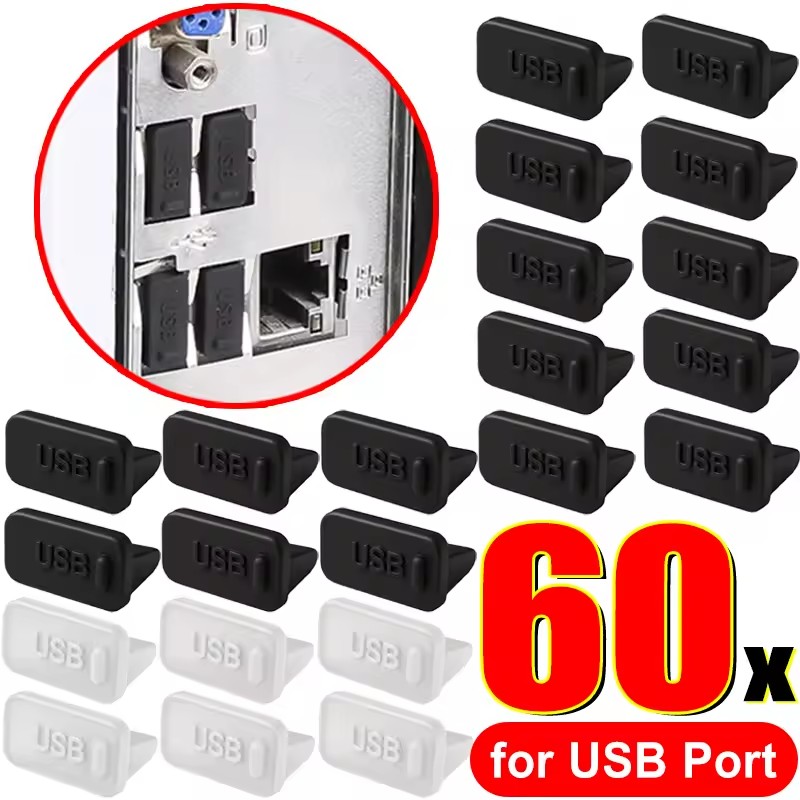 USB-A 충전 포트 커버 캡 여성용 잭 범용 실리콘  - Usb Hub 리뷰 및 가격