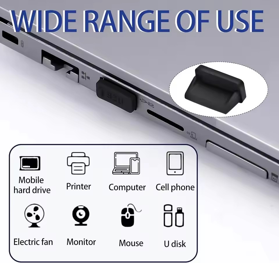 USB-A 충전 포트 커버 캡 여성용 잭 범용 실리콘  - Usb Hub 리뷰 및 가격