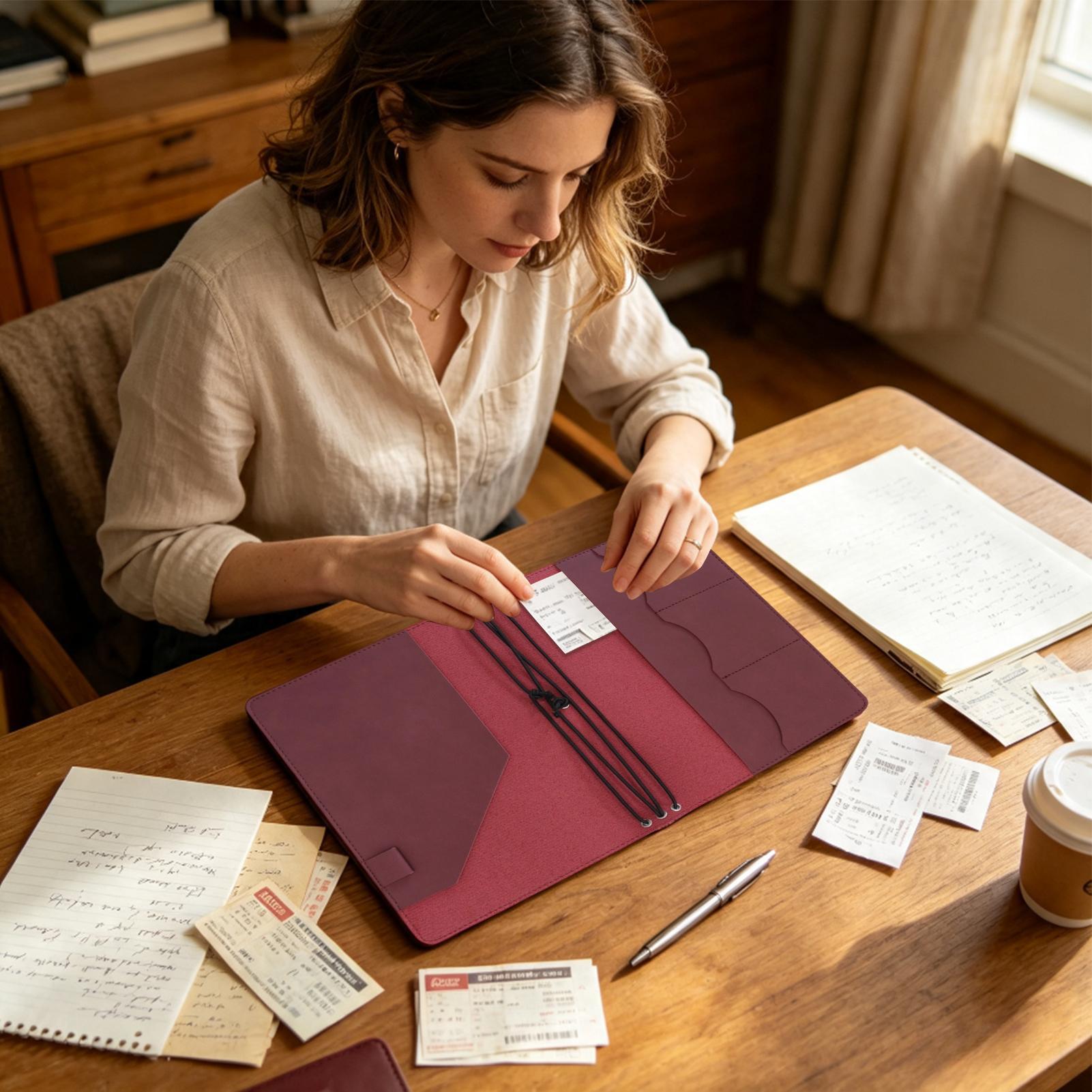 A5 사이즈 일기장 커버, 빈티지 PU 가죽 소재, 일 - Laptop Sleeve 리뷰 및 가격