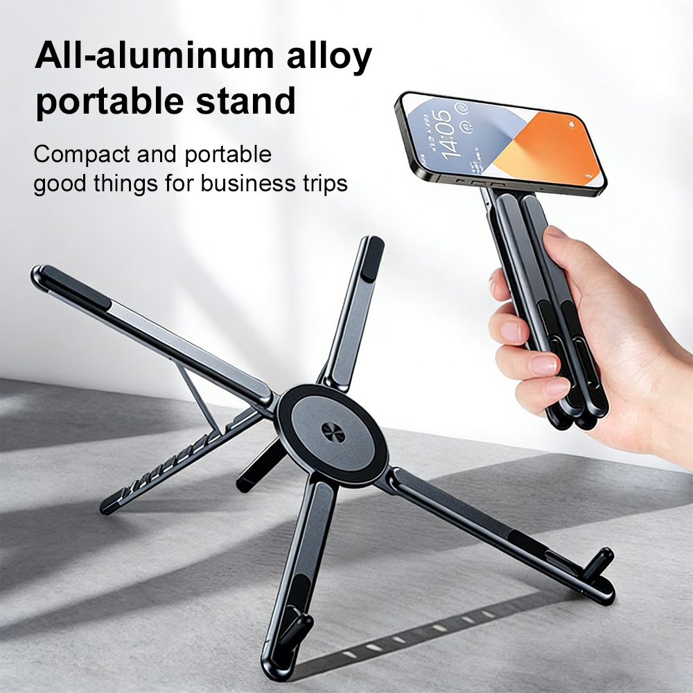 휴대용 자석식 휴대폰 거치대 & 셀카봉 3-in-1 접 - Laptop Stand 리뷰 및 가격